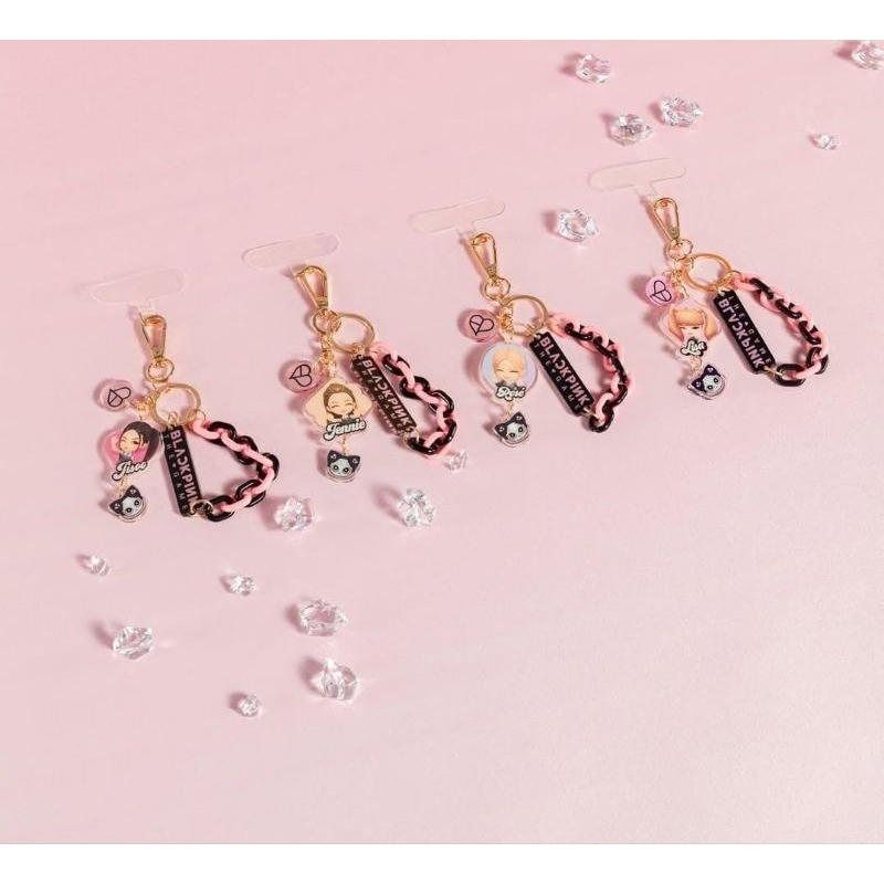 Blackpink Phone Chain Ganci Bag Charm Original Miniso