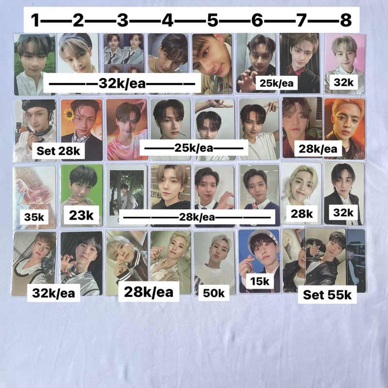 SEVENTEEN official photocard pc scoups jeonghan joshua jun hoshi album photocard attacca beret wever