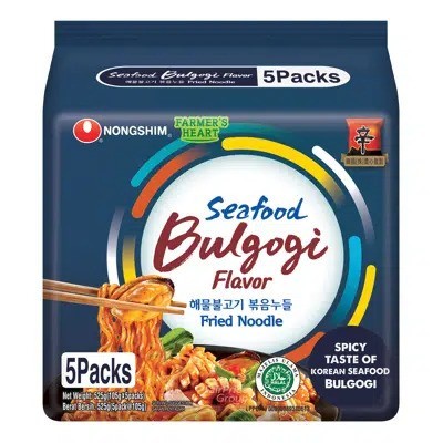 

Nongshim Korean Fried Noodle Ramyun Seafood Bulgogi