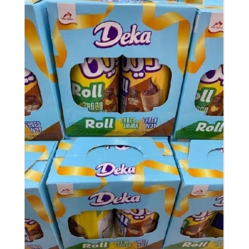 

Deka Wafer Roll Hampers Parcel Paket Lebaran kaleng 2X100gr