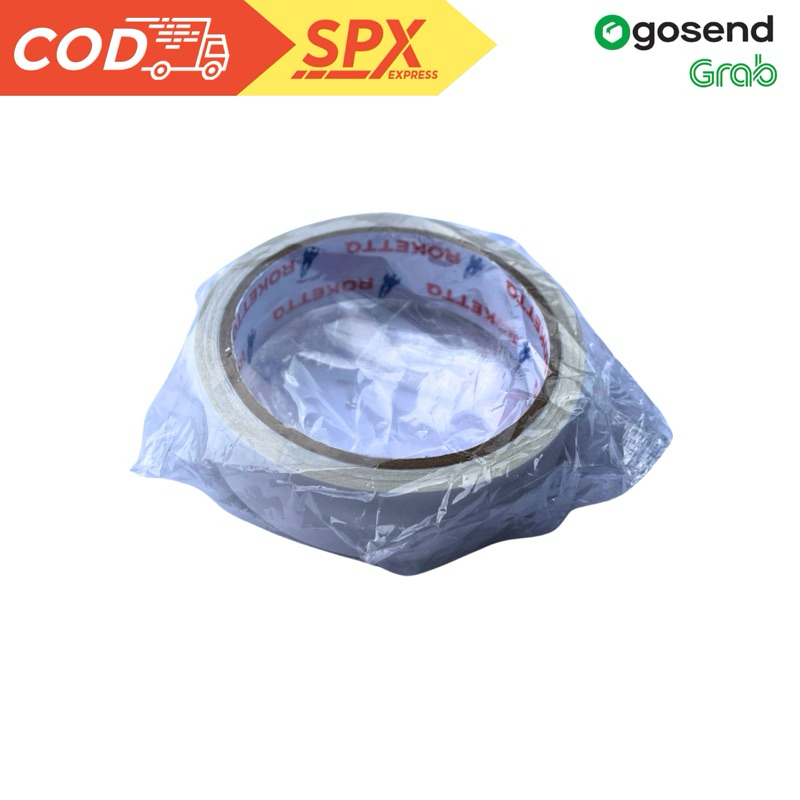 

PROMO OBRAL TERMURAH!!! Double Tape Merk Rokettq 1 Inch (24mm) x 10 Yards