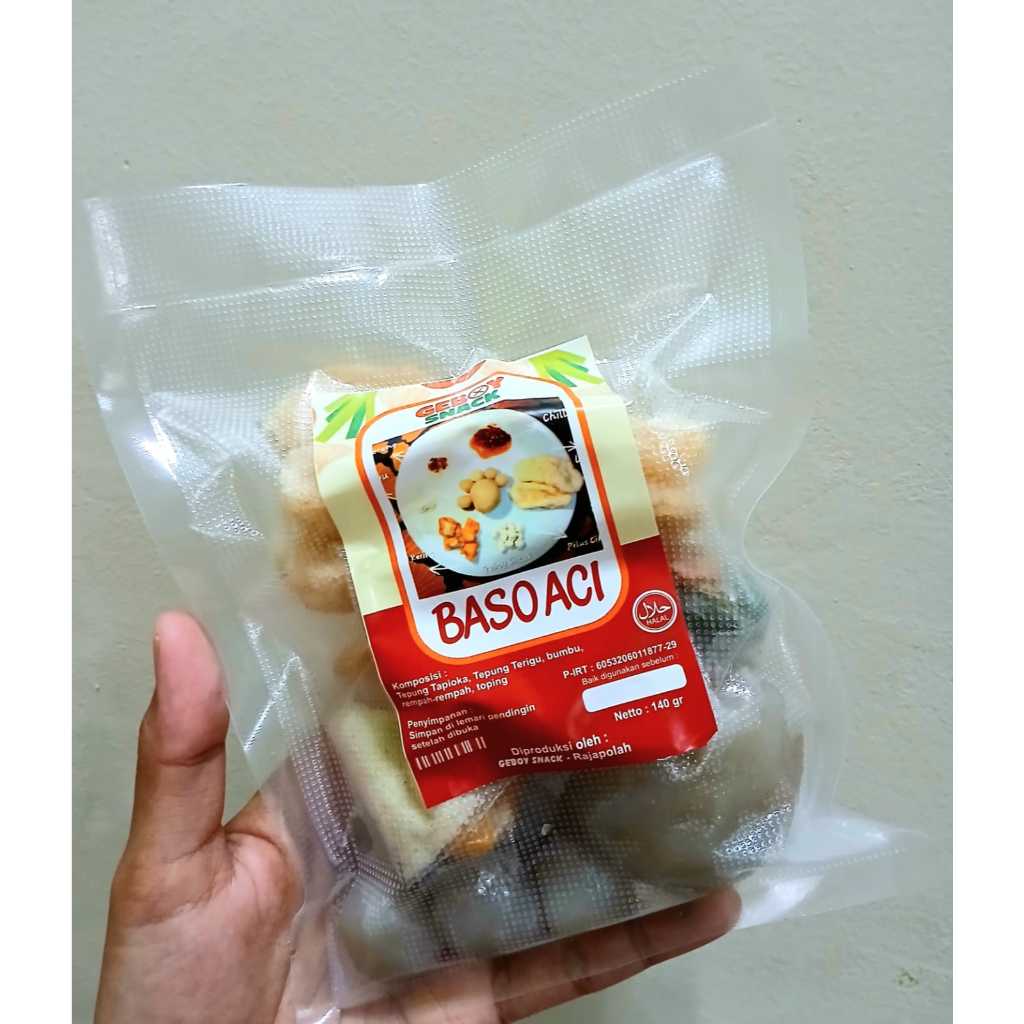 

Baso Aci Jumbo Ayam Suir Pedas-Chilli Oil GEBOY SNACK