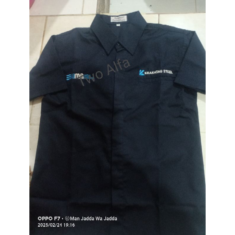 Big Size Kemeja BUMN KRAKATAU STEELL Seragam KRAKATAU STEEL Baju Kerja KRAKATAU STEEL.