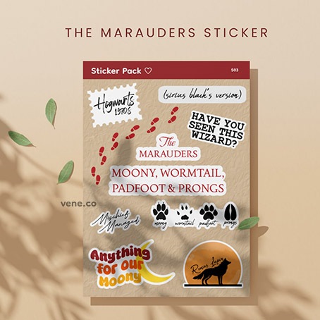 

Sticker The Marauders Harry Potter Wolfstar Fanmade