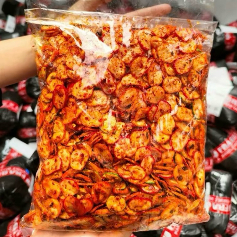 

1 KG Kerupuk Bawang Pedas / Kerupuk Seblak Kering / Kerupuk Bawang Pedas