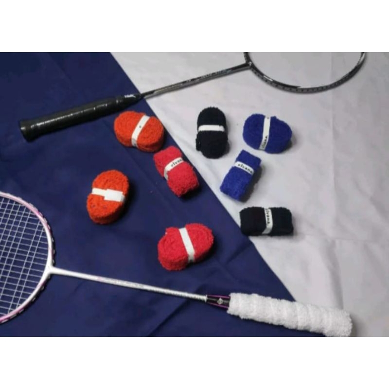 Grip Raket Badminton/ Tenis Lapangan ELVANA Tebal Super Premium