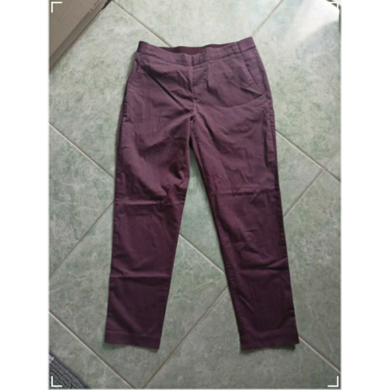 Uniqlo celana panjang pinggang karet