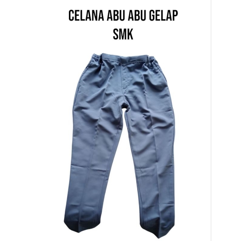 [ PREMIUM ] seragam putih abu abu smk / seragam smk / seragam Abu abu gelap / seragam tingkatan atas