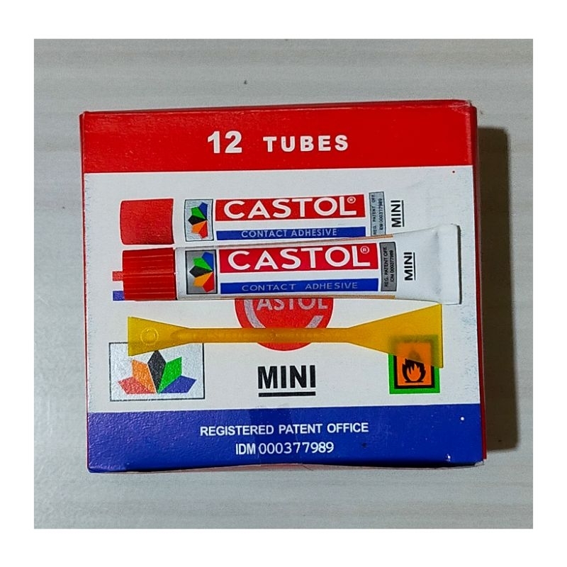 

Lem Castol Mini 14cc 1 pack Isi 12 pcs