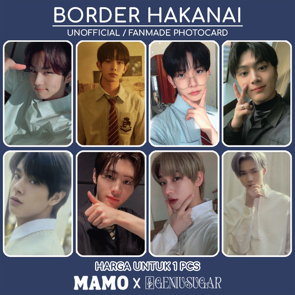 [MAMO] ENHA - BORDER HAKANAI PHOTOCARD FANMADE