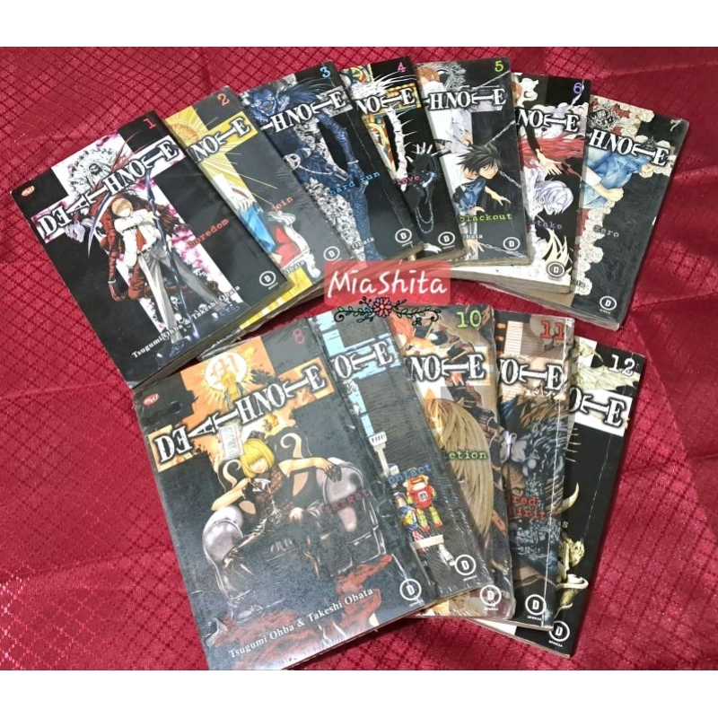Komik Set dan Satuan Death Note Vol 1-12end by Tsugumi Ohba & Takeshi Obata