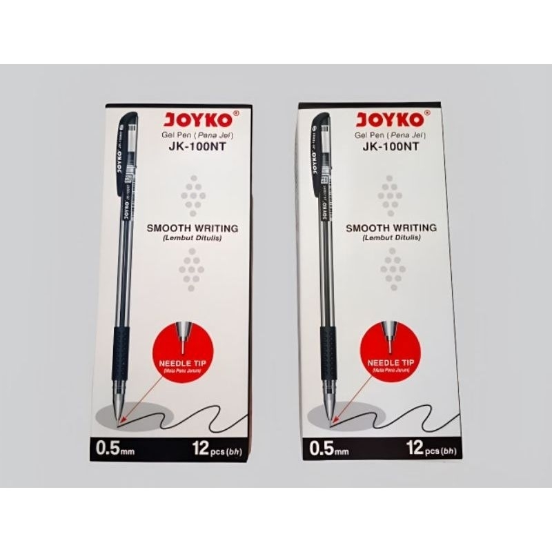 

[1 pack] Pulpen Joyko JK-100 JK-100NT Gel Pen / Pena Gel 0.5 mm / Bullet Tip