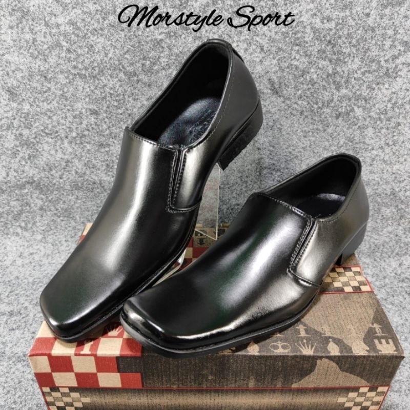 Sepatu Formal Pria / Sepatu Boot Pantofel Pria / Sepatu Kantor Pakai Tali Pria