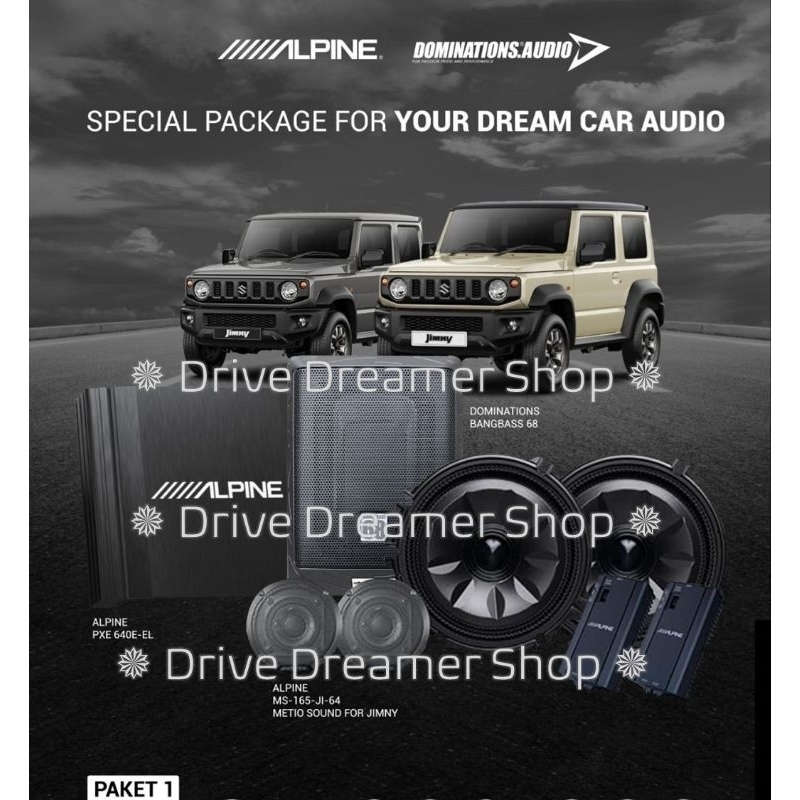 Audio Jimny JB74 Set 1| Aksesoris Jimny JB74