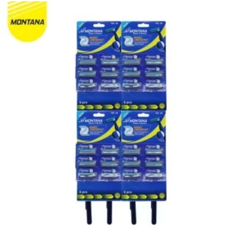 Alat Cukur/ Pisau Cukur Montana 2 Razor Blades TRZ-2B