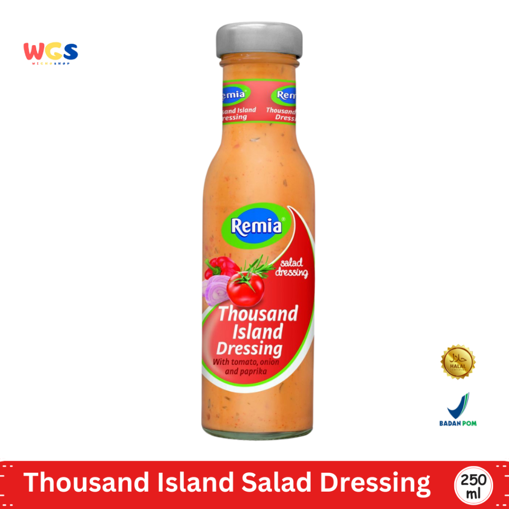 

Remia Thousand Island Salad Dressing Sauce with Onion & Paprika 250 ml