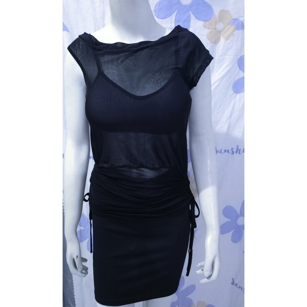 kaos sexy wanita black feminim