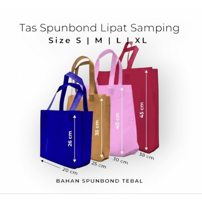 

tas spunbond ukuran 30×40cm