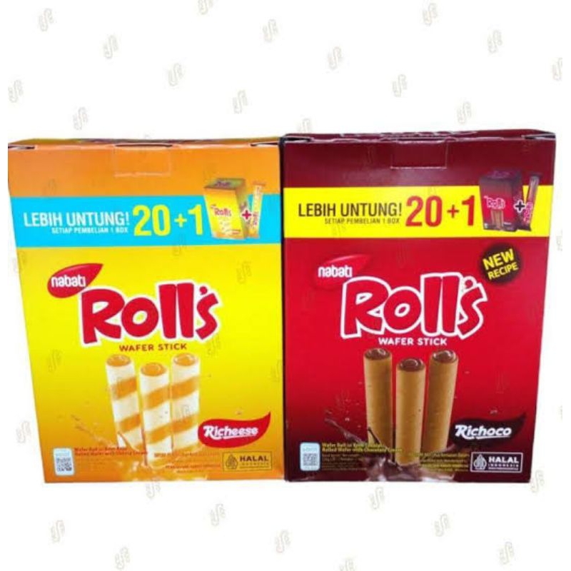 

NABATI ROLLS WAFER STICK ECER 500 1 BOX ISI 21
