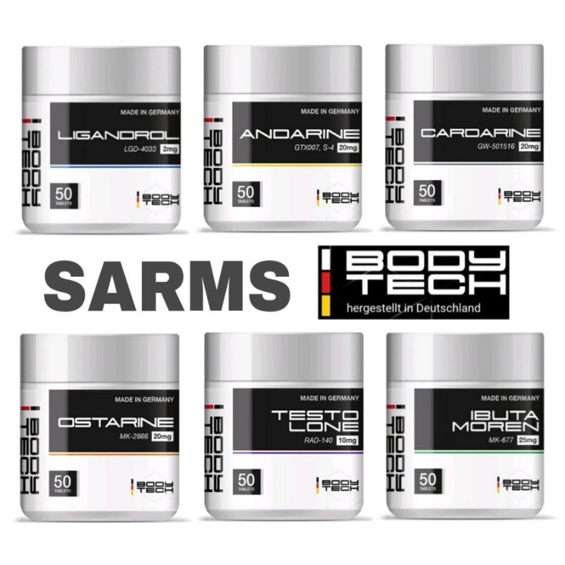 SARMs Bodytech SARM Body Ligandrol Ostarine Cardarine Andarine S4 Testo Test Tes Ibutamoren GH Ligan