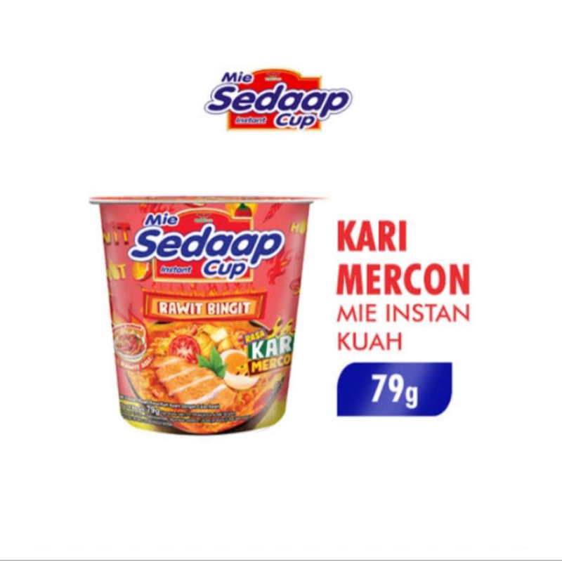 

[Isi 2 PCS] Mie Sedaap Cup Goreng/Seduh Instan/Mie Sedaap Kuah