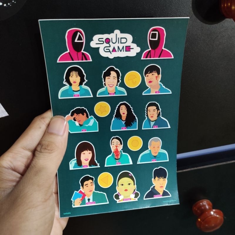 

Sticker Squid Game 1 lembar