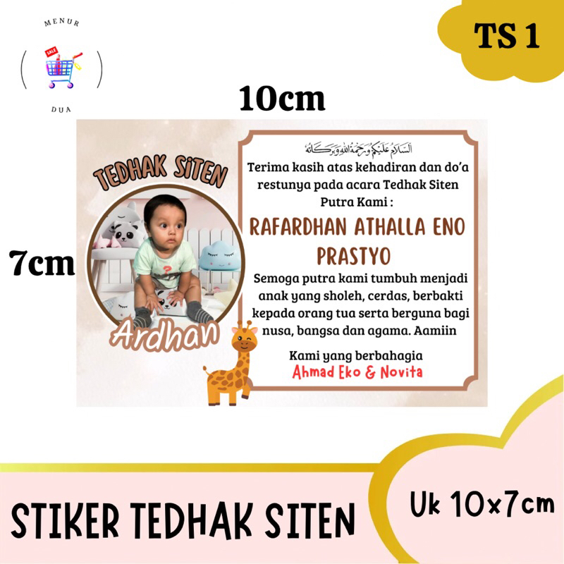 

CETAK STIKER TEDHAK SITEN CUSTOM