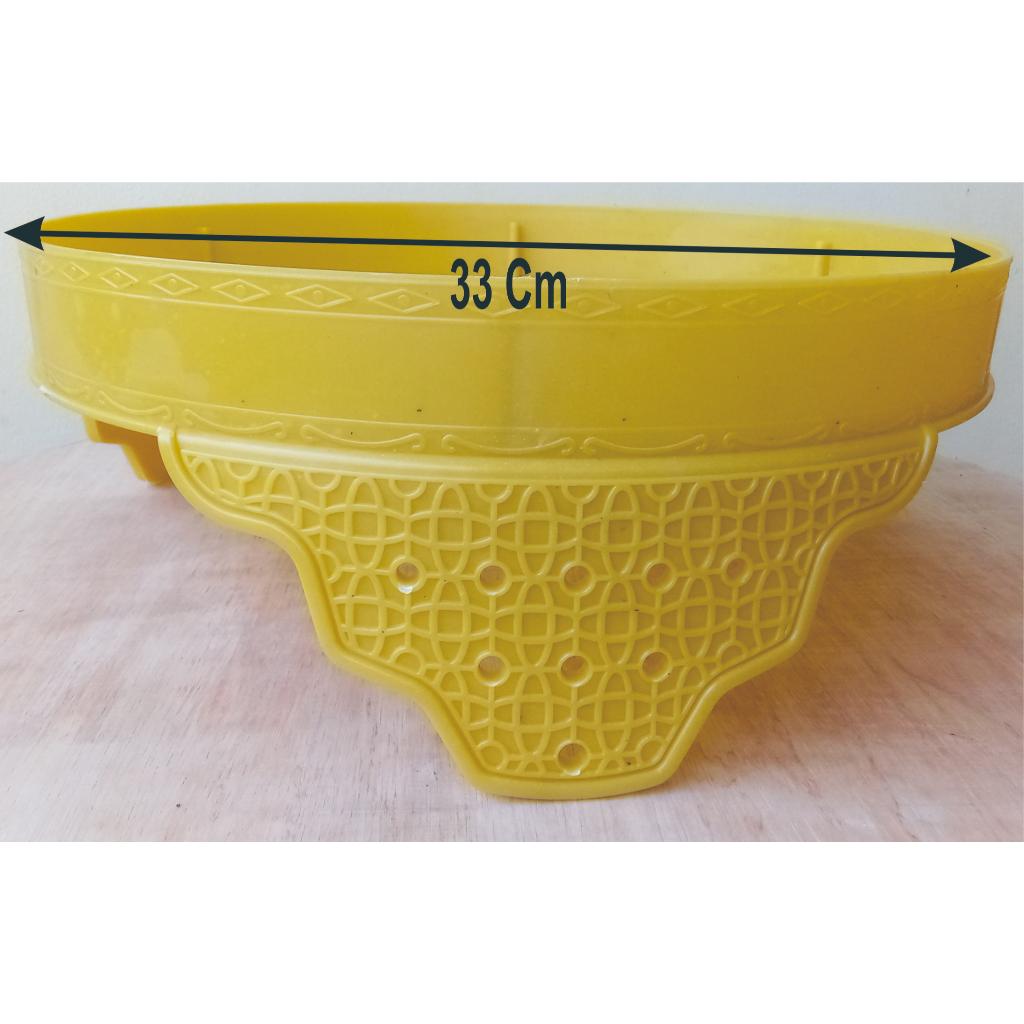 Ay00 Tebok Plastik Warna Standar Lovebird Diameter 33 Cm