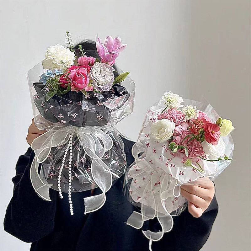 

1pack Cellophane Ribbon Wrapping / Paper Buket Kertas Bunga/ Kertas Buket Pita