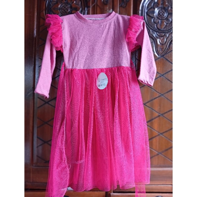 gamis anak bhn tile mix babyterry