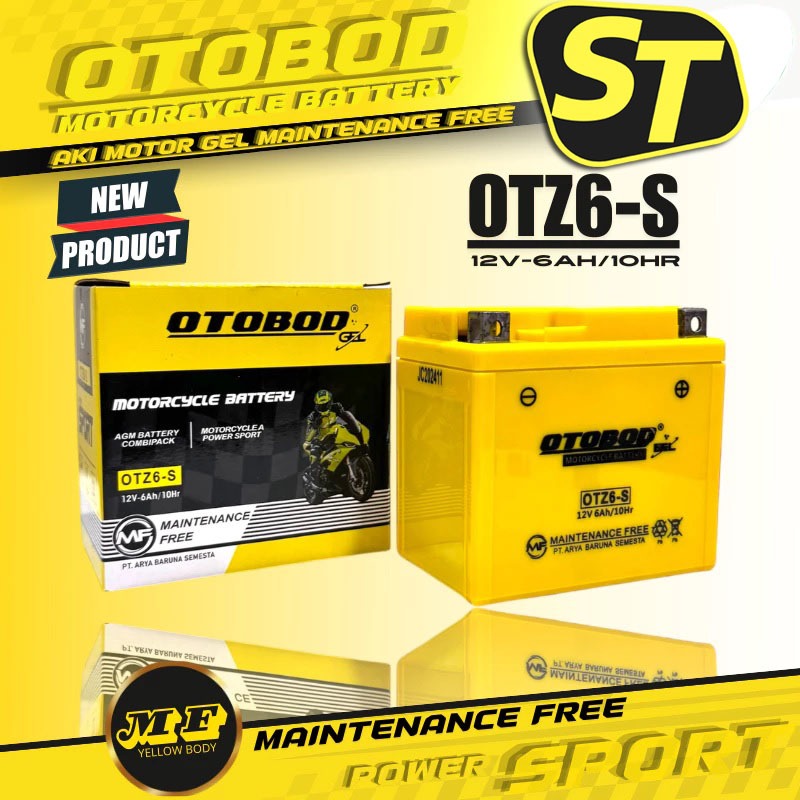 Aki Motor Satria FU, Satria F150, Raider Otobod OTZ6S Aki Kering Original Suzuki