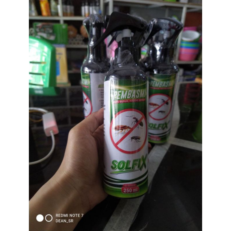 Killat pembasmi Lalat & Solfix pembasmi kutu busuk, kecoa, semut