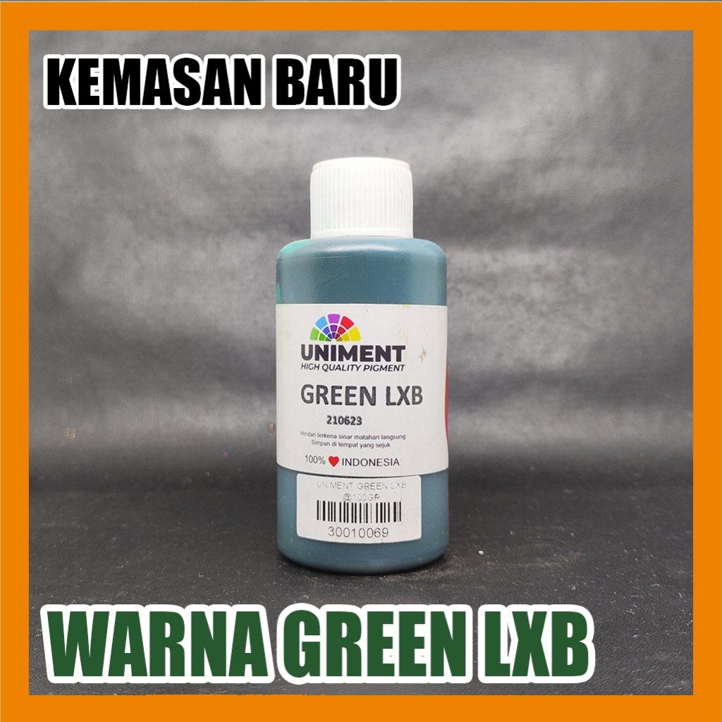 

Pigment Warna Sablon atau Biang Warna Green LXB 100ml