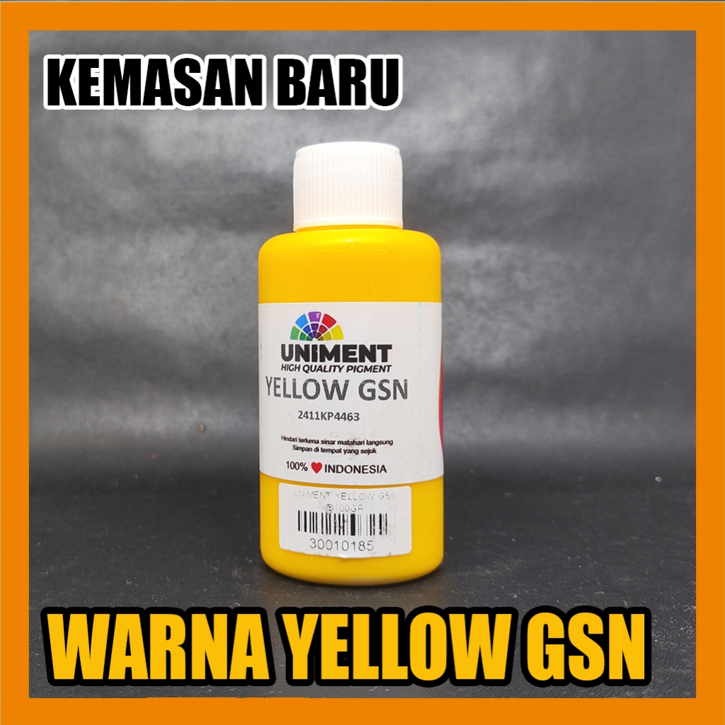 

Pigment Warna Sablon atau Biang Warna Yellow GSN 100ml