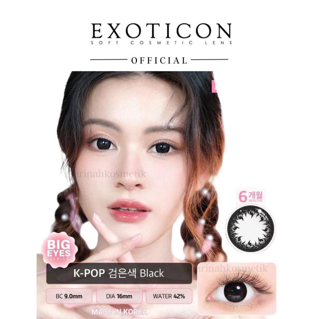 🅼🅰🆁🅸🅽🅰🅷  Exoticon Softlens - K-POP - Black | Brown | Grey |