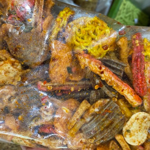 

Kerupuk Campur Pedas - Snack Kiloan 250gr (Kue kiloan) Kerupuk Seblak Mercon