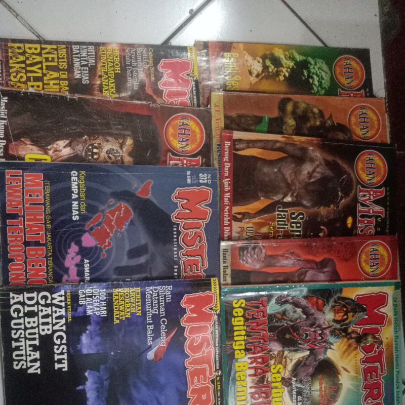 Majalah Misteri random bekas