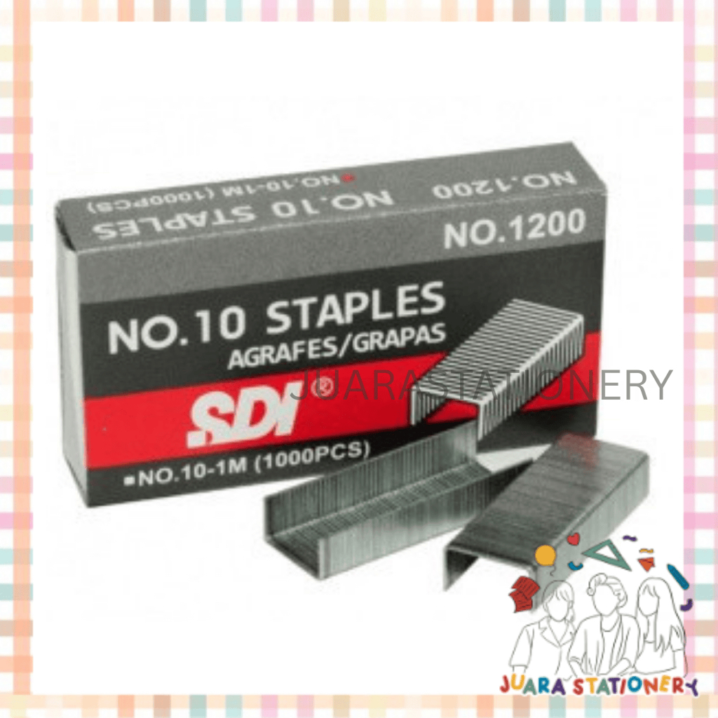 

(140) JUARASTATIONERY Staples SDI No.10 / Refill Isi Staples Hekter