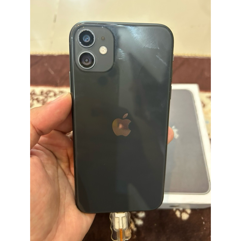 iphone 11 Black 64gb all operator gantian lcd baterai face id on