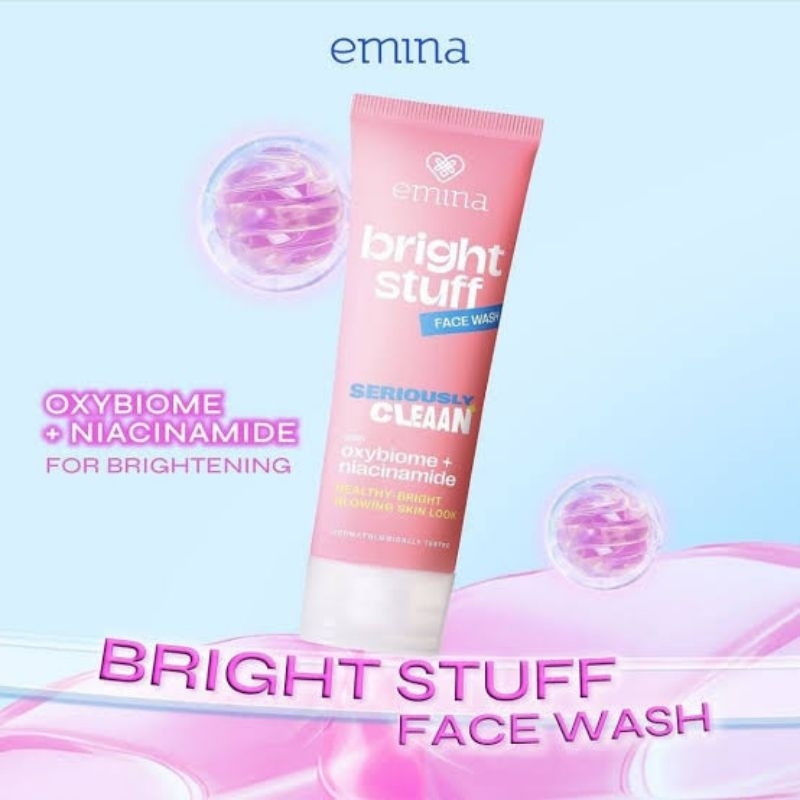 EMINA BRIGHT STUFF FACE WASH SABUN CUCI MUKA EMINA FACE WASH EMINA TERBARU SABUN CUCI MUKA EMINA TER