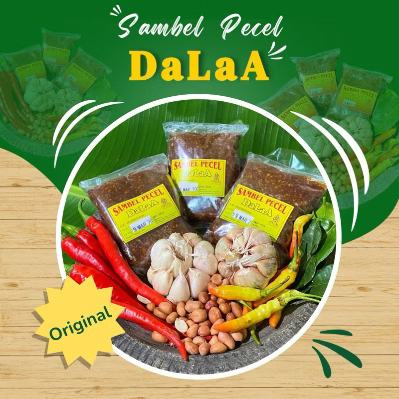 

SAMBEL PECEL ORIGINAL DalaA KEMASAN 250g