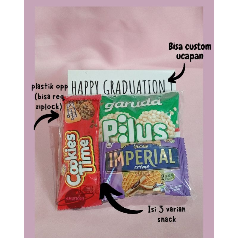 

Mini gift snack birthday gathering snack nonbar