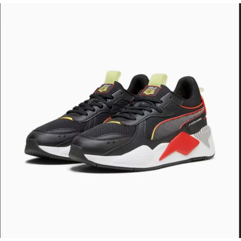 Sepatu Casual Unisex RS-X 3D PUMA Black Red 390025 07