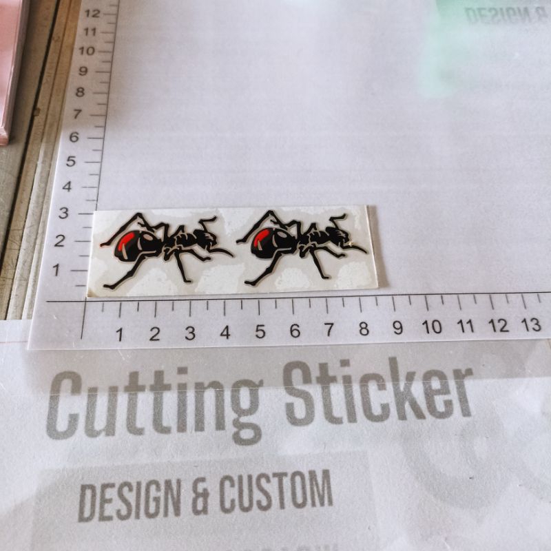 Sticker Semut Hitam
