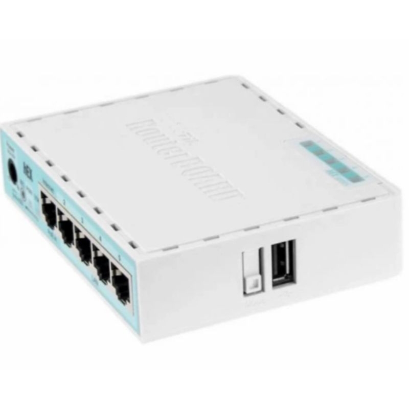 mikrotik rb750gr3 dilengkapi dengan adaptor 12v