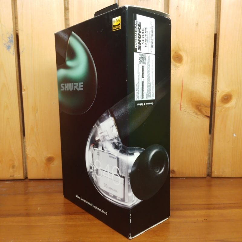 

KARDUS KOTAK DUS BOX ORIGINAL AUTHENTIC SOUND ISOLATING EARPHONES SHUR3 SE846 JADE