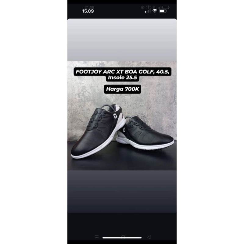 sepatu golf footjoy arc