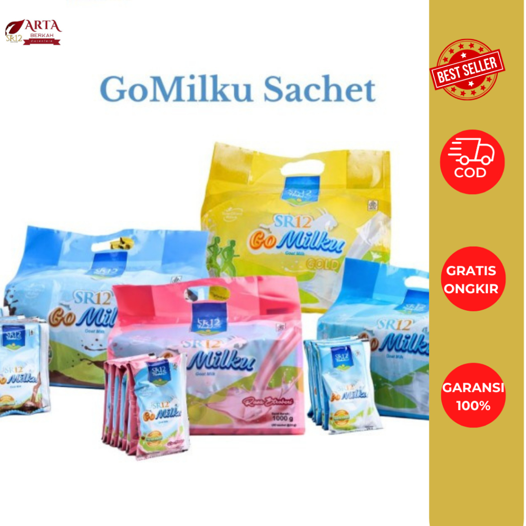 

GOMILKU SR12 1 SACHET(25g) / Per Pack / ORIGINAL / COKELAT / STROBERI