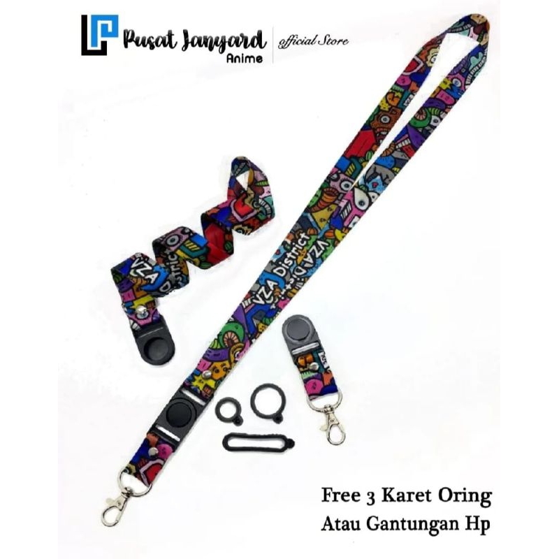 

tali Lanyard/Gantungan HP/Gantungan Kunci/Gantungan pdd&Mod Full printing