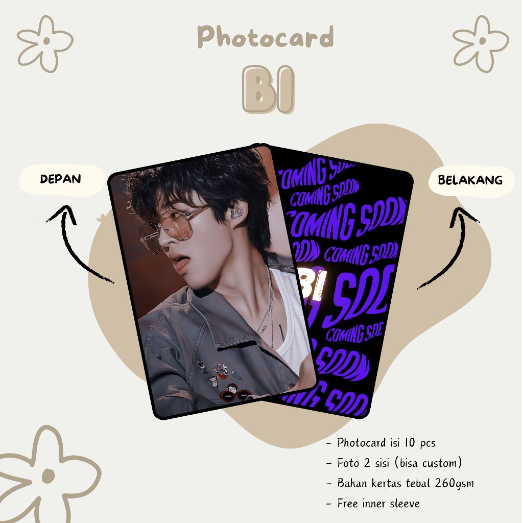 (10 PCS) PHOTOCARD B.I